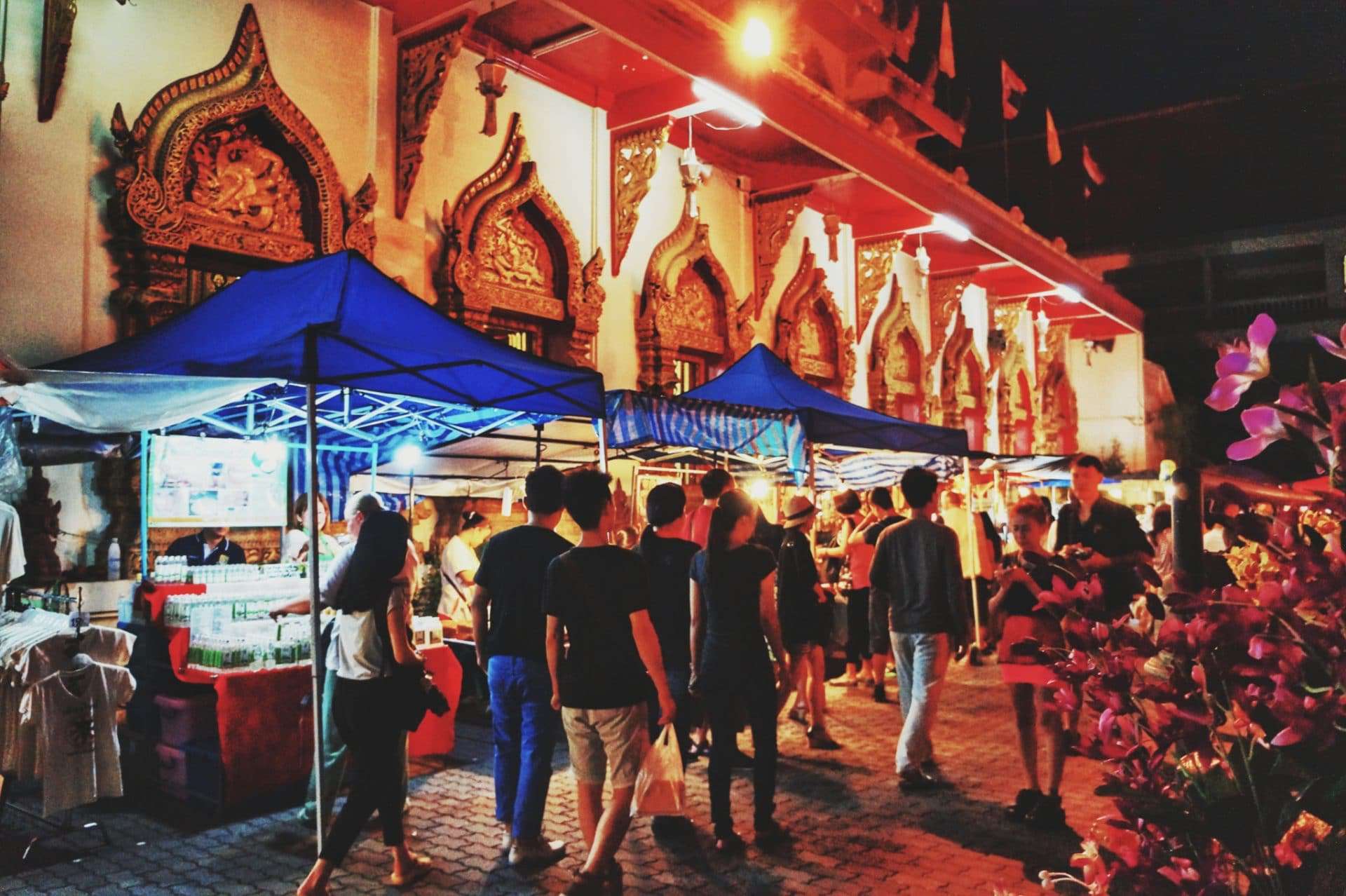 night bazar mercato notturno chiang mai