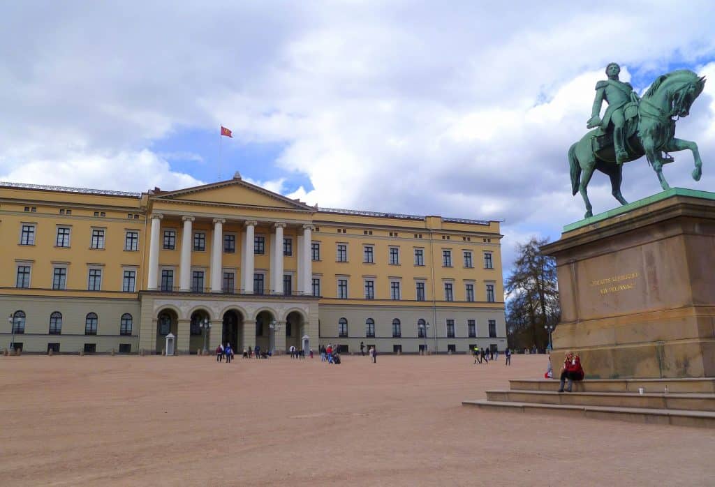 Palazzo reale a Oslo