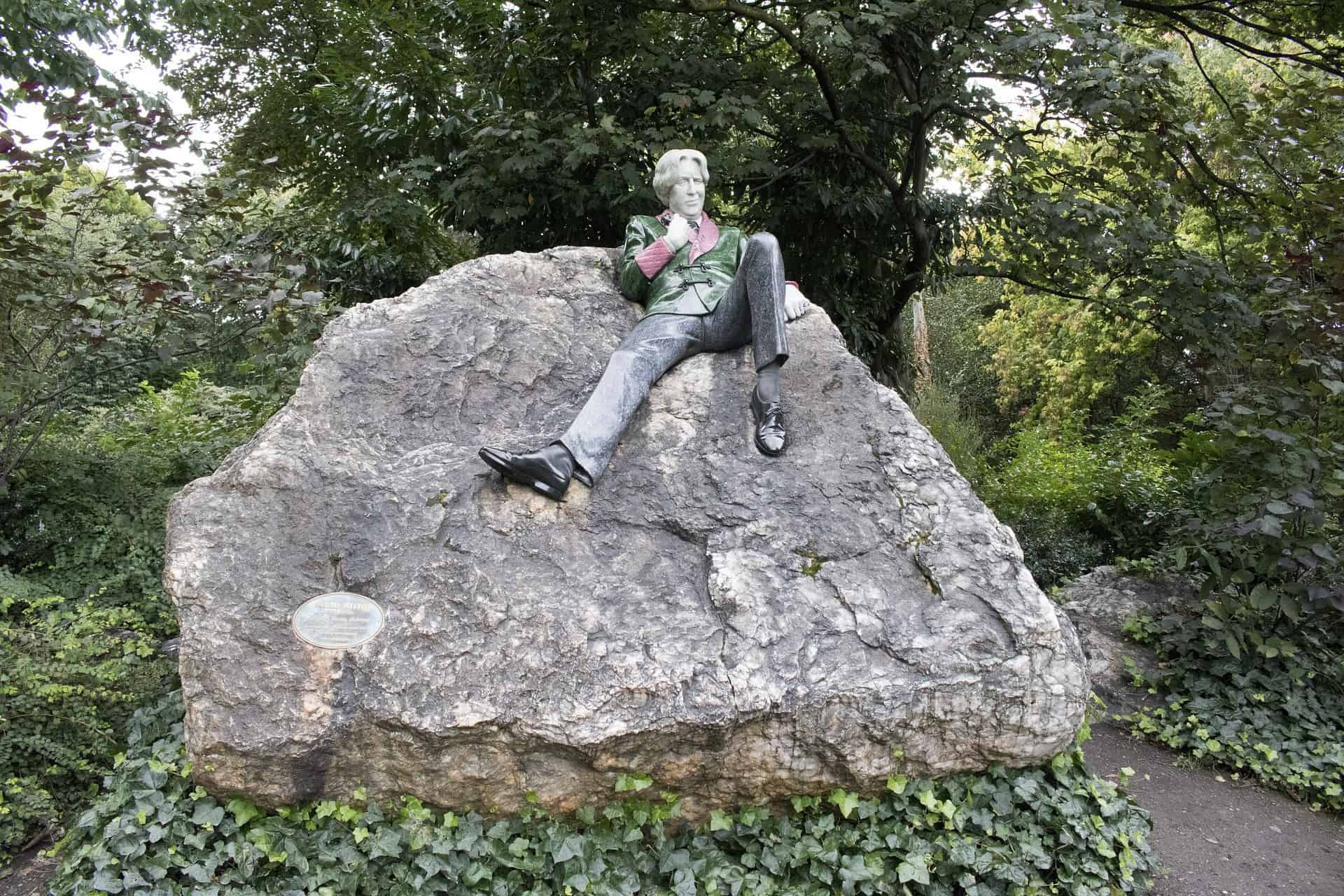 Statua di Oscar Wilde, Merrion Square - Dublino