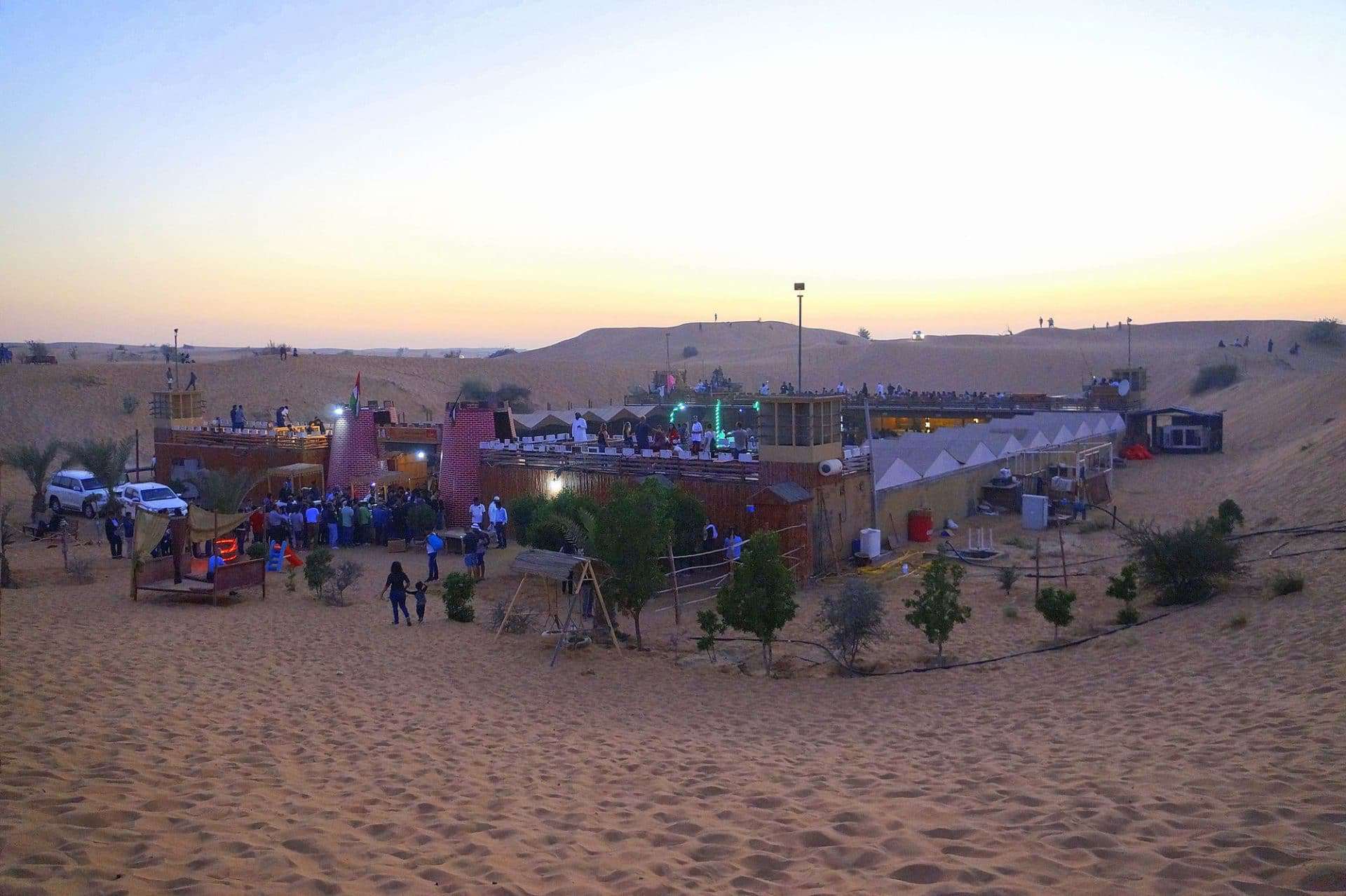 accampamento deserto safari dubai emirati