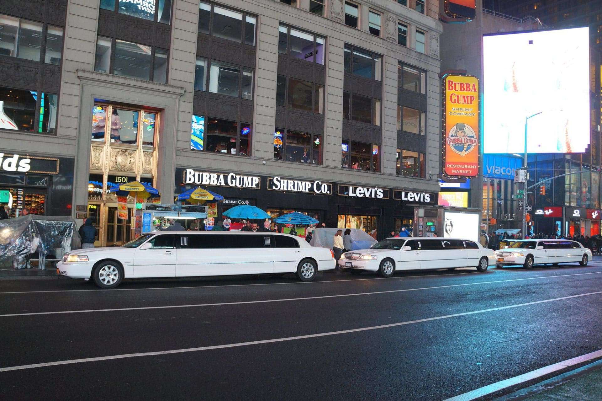 limousine bianche times square new york