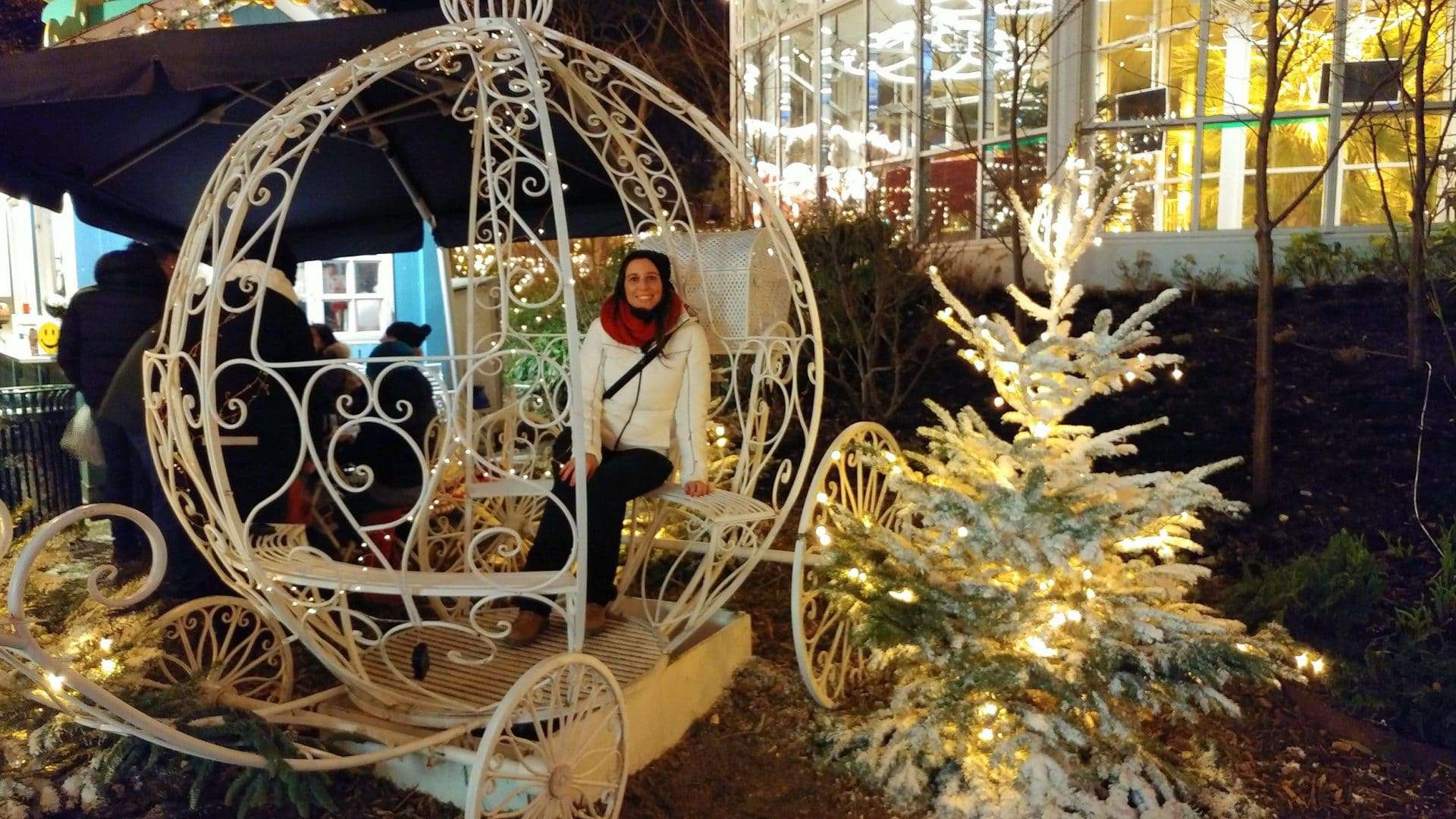 Giardini di Tivoli a Copenaghen a Natale
