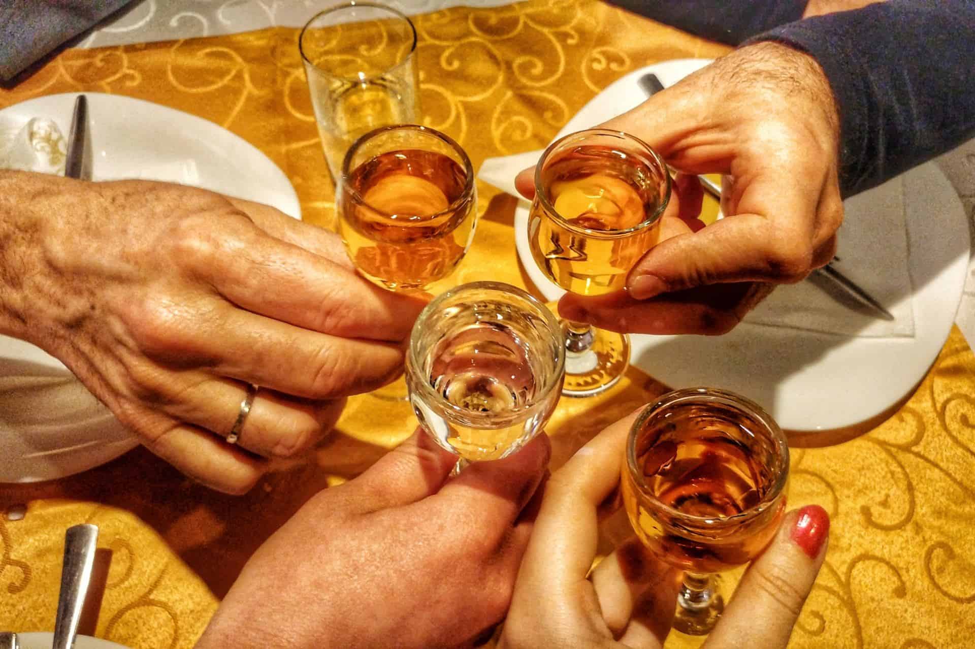 Rakjia serbia grappa alcolico