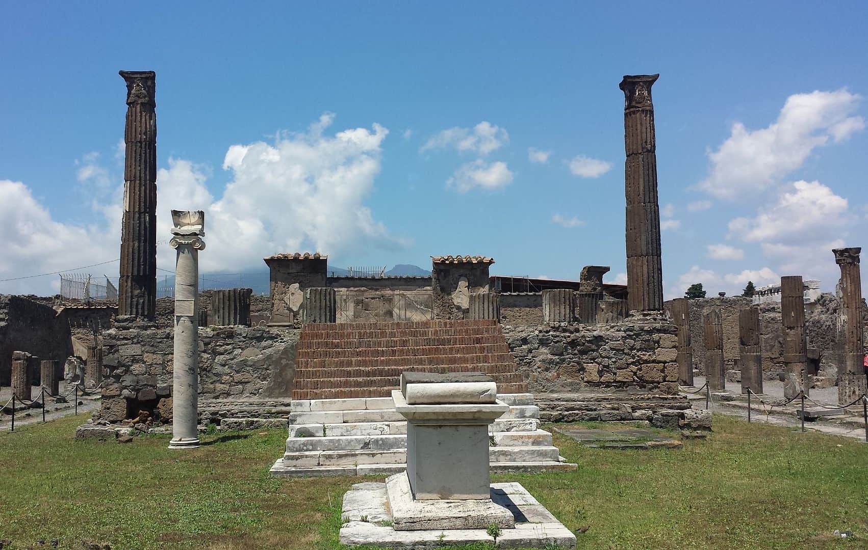 Scavi di Pompei cosa vedere: Tempio di Apollo