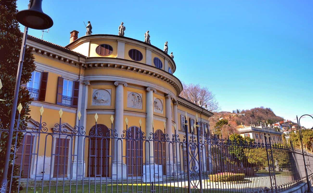 Villa Saporiti sul lungolago di Como