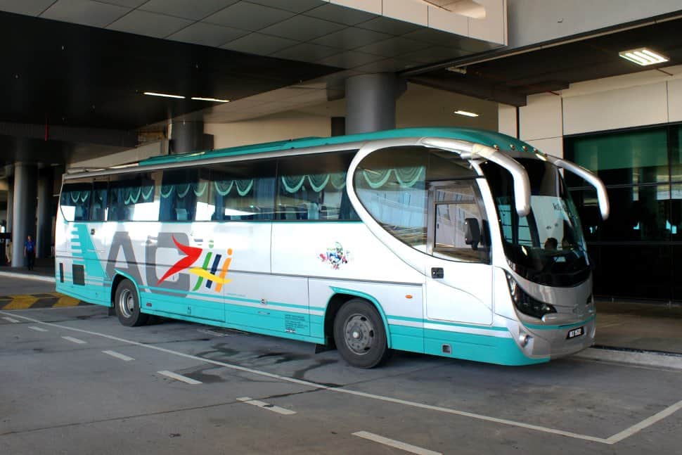 airport coach at klia airport