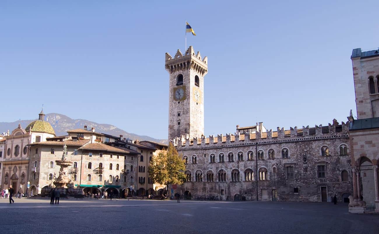 Piazza Duomo a Trento