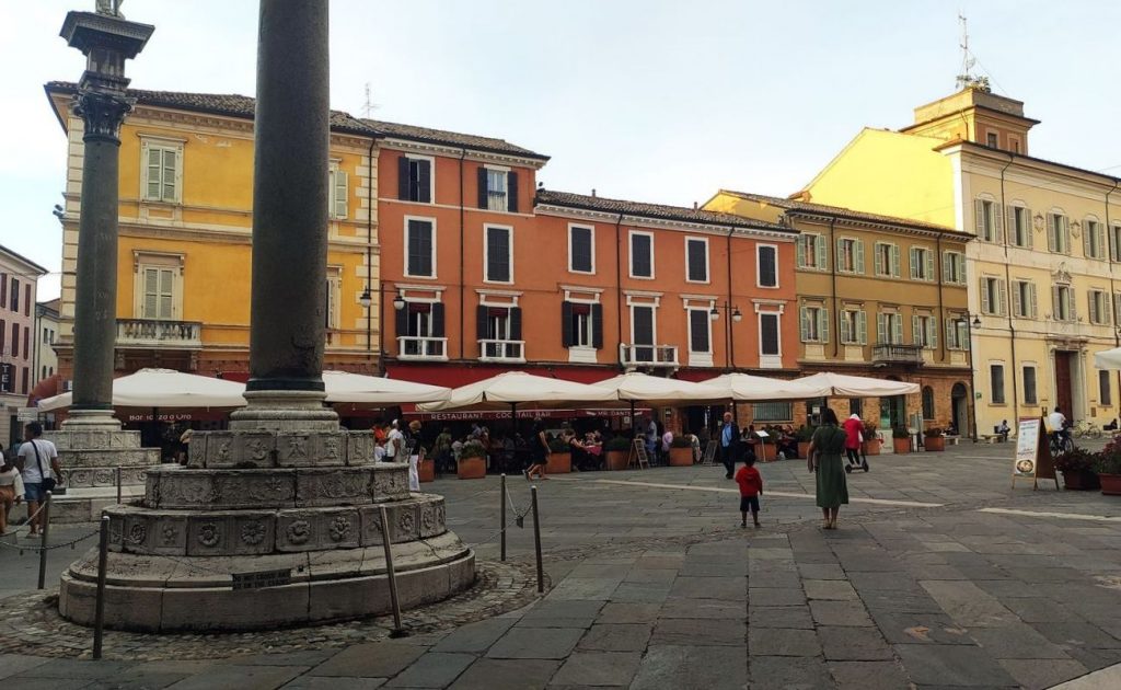 Piazza del Popolo e centro storico di Ravenna