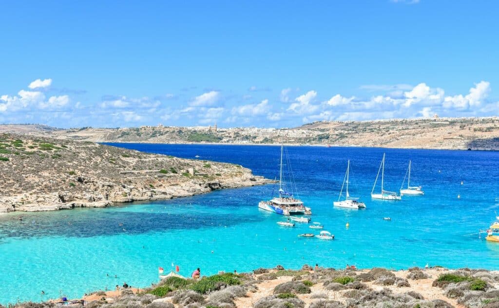 Vista sull'Arcipelago delle Isole Maltesi