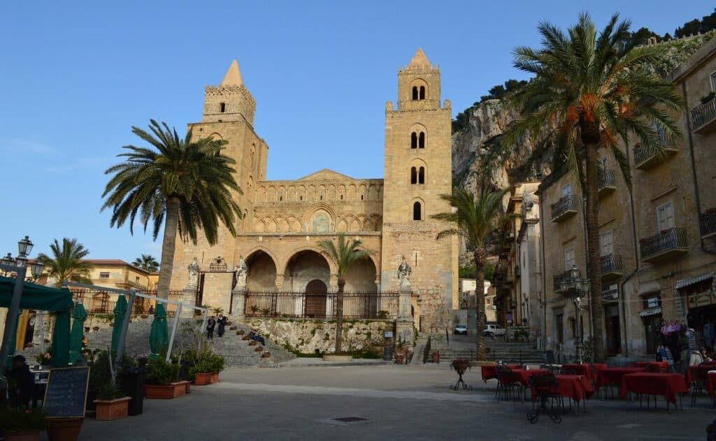 Facciata Duomo di Cefalù, Sicilia