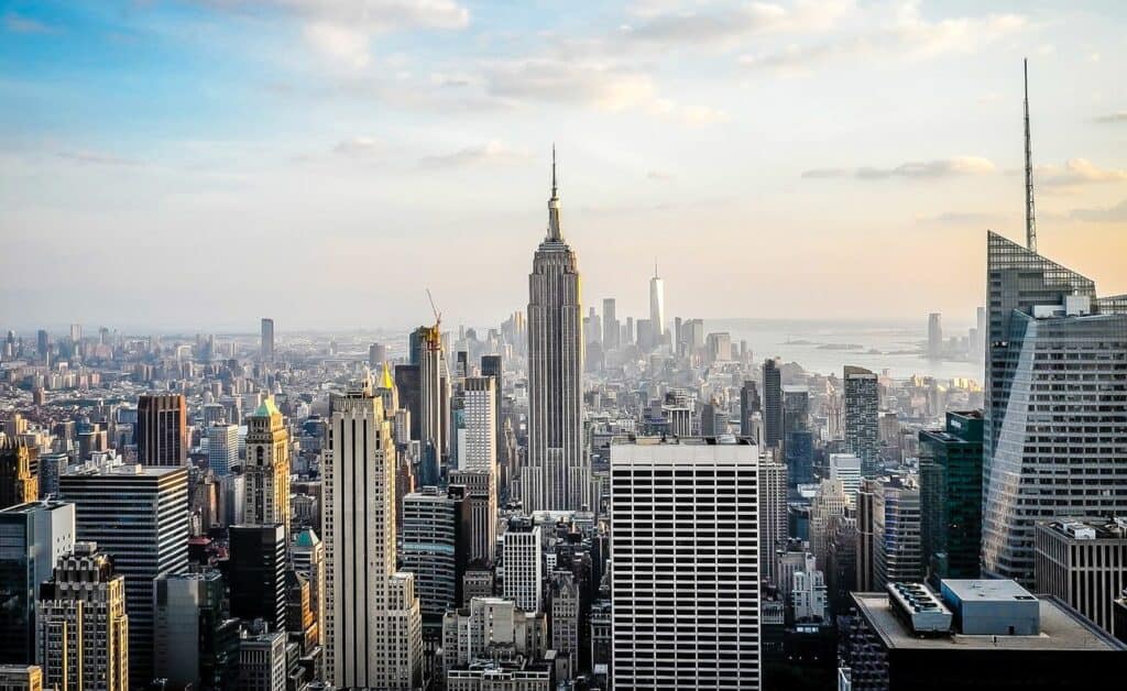 skyline new york usa