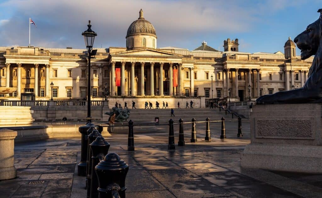 Trafalgar Square e National Gallery Londra