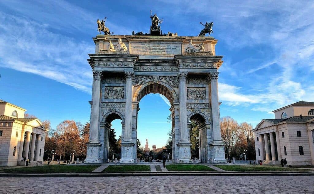 Arco della Pace, Parco Sempione Milano