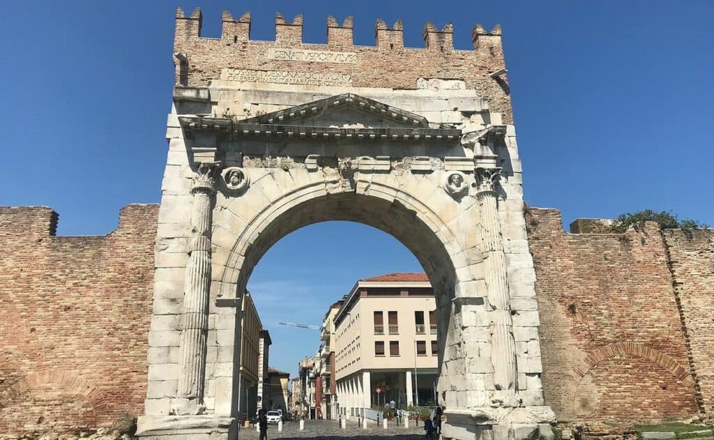 Arco d’Augusto, Rimini centro storico