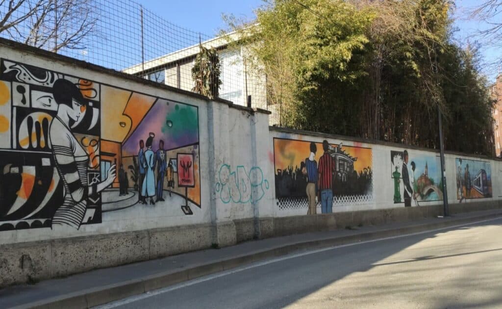 Murales Valentina di Guido Crepax, San Cristoforo sul Naviglio