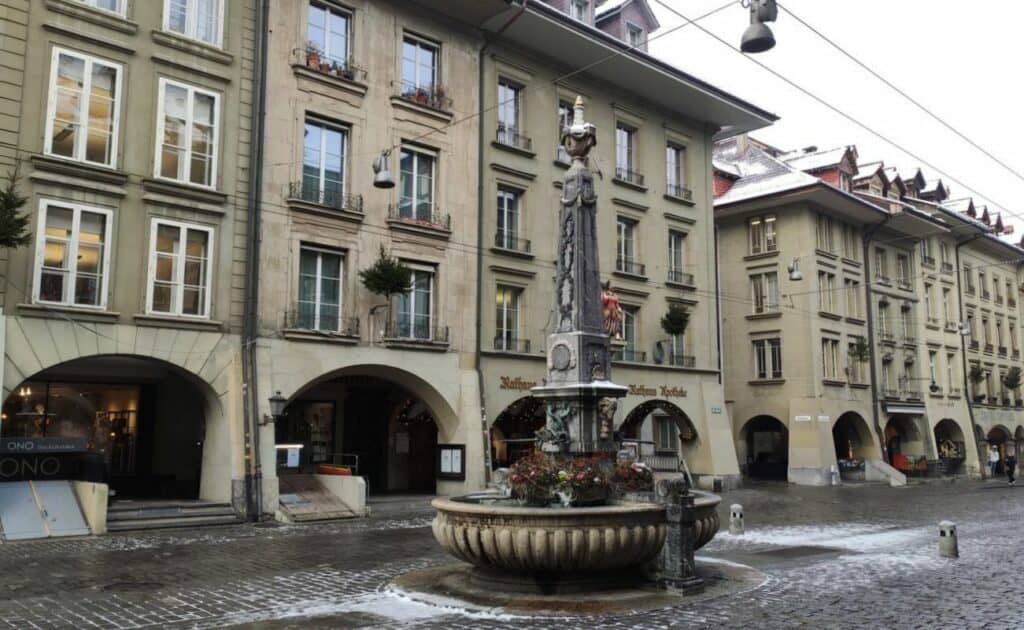 Fontana di Berna sulla Gerechtigkeitsgasse